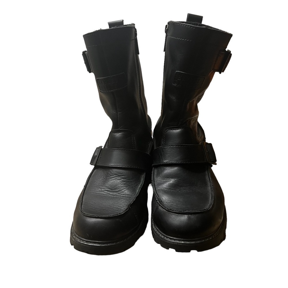 HARLEY-DAVIDSON Leather Street Boots in Classic Black Size 8.5 —Men’s - Picture 5 of 11